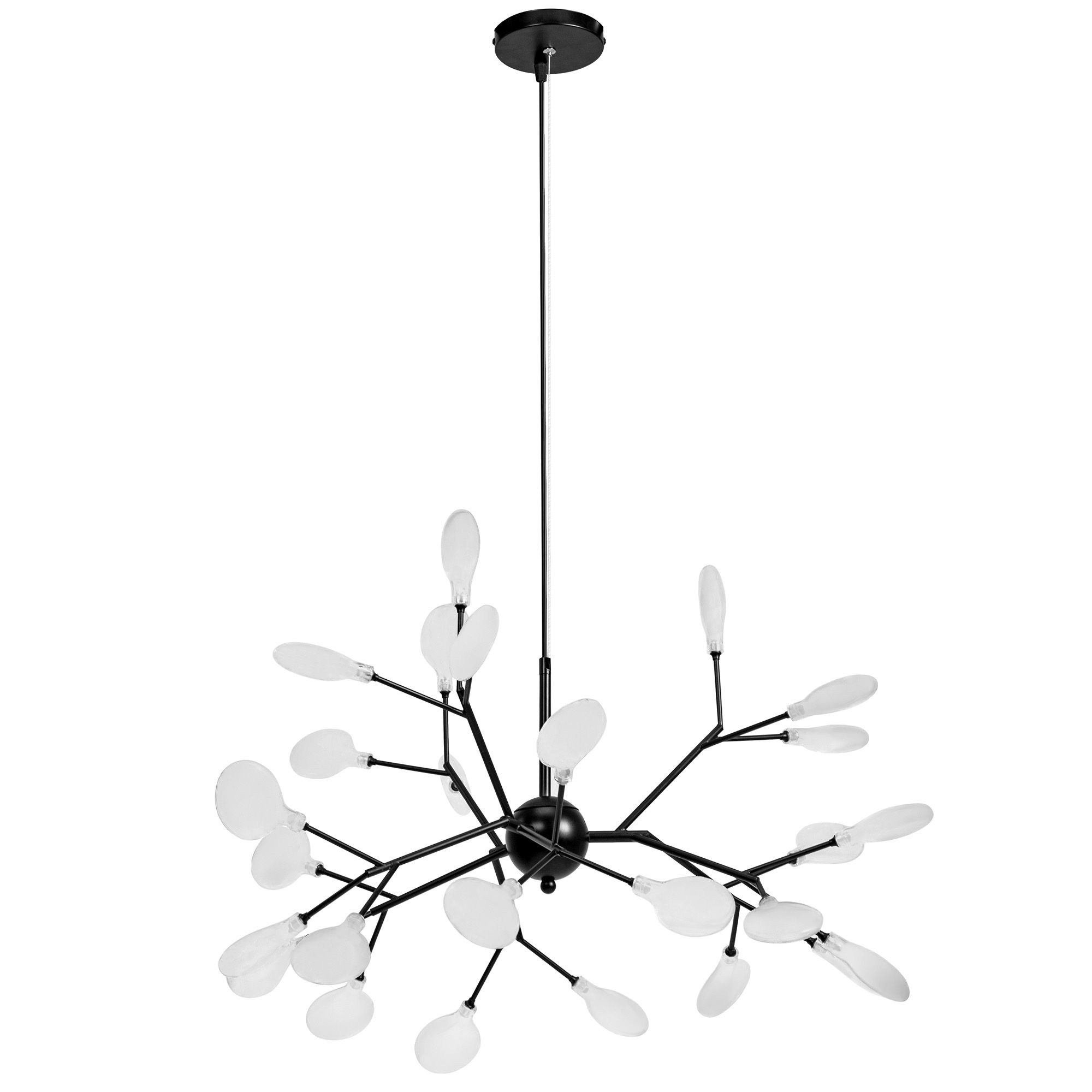 TOOLIGHT hängande taklampa APP590-CP Svart 70x70x60cm