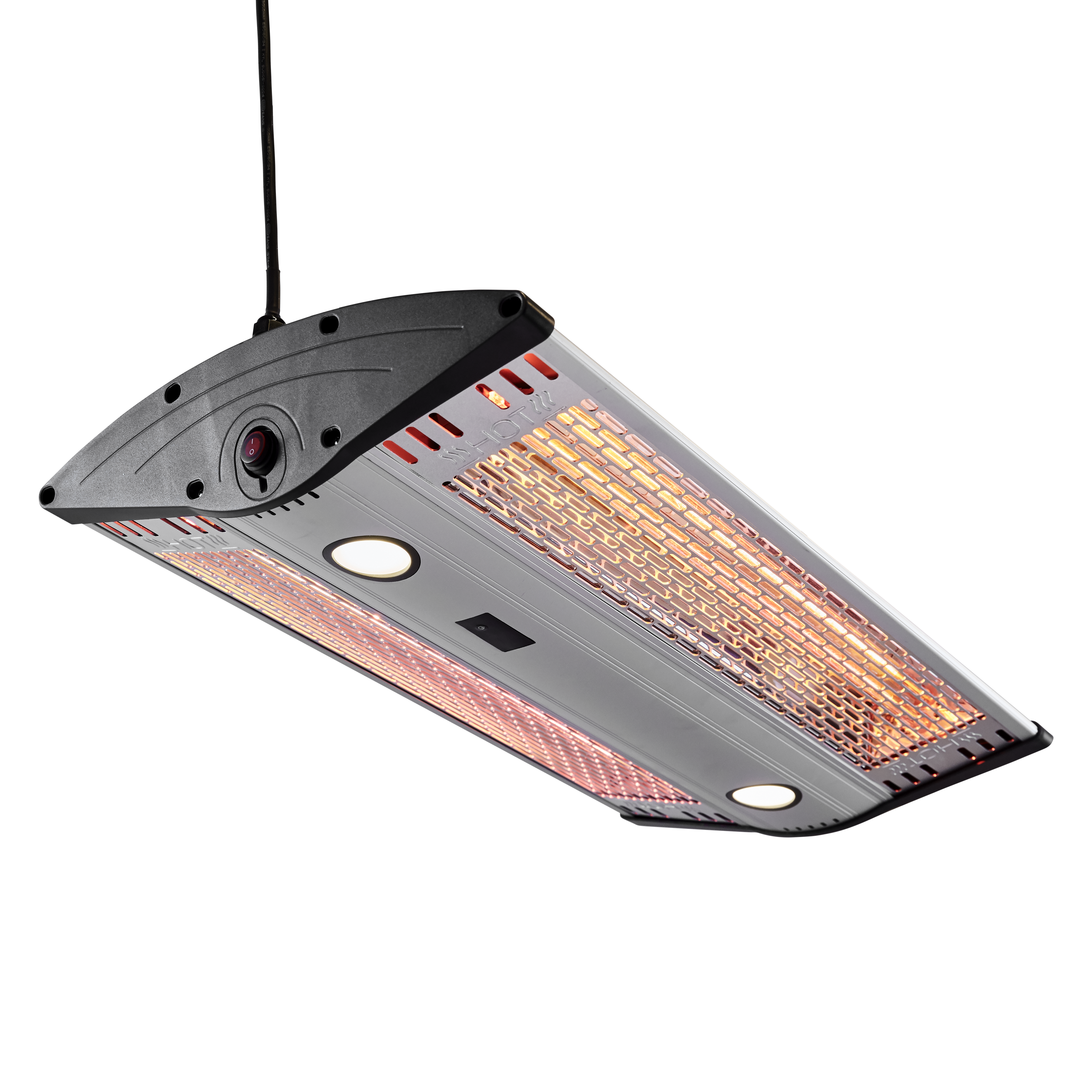 Terrassvärmare takmodell 2000 W HORTUS, silver