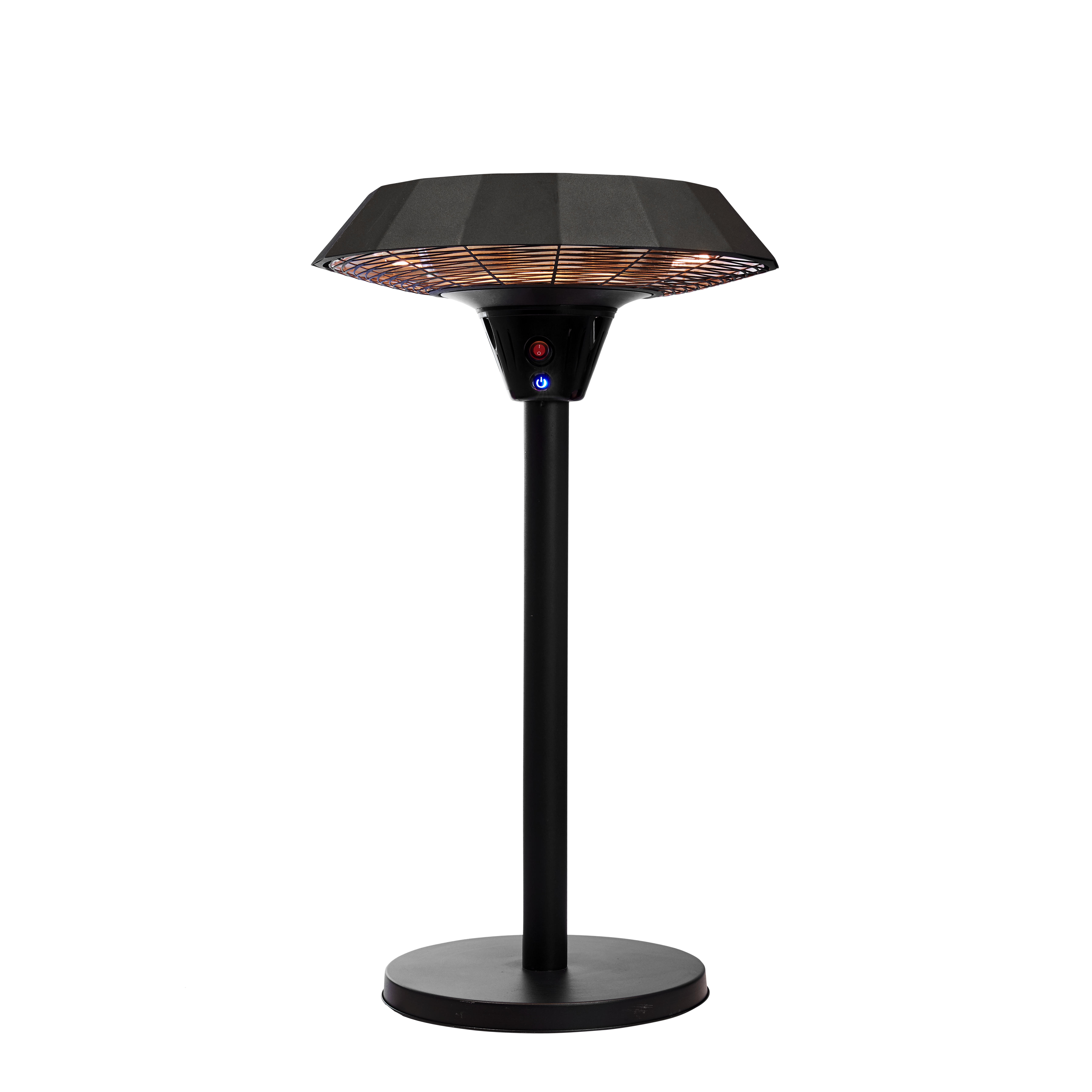 Terrassvärmare bordmodell UFO 2000 W HORTUS, svart