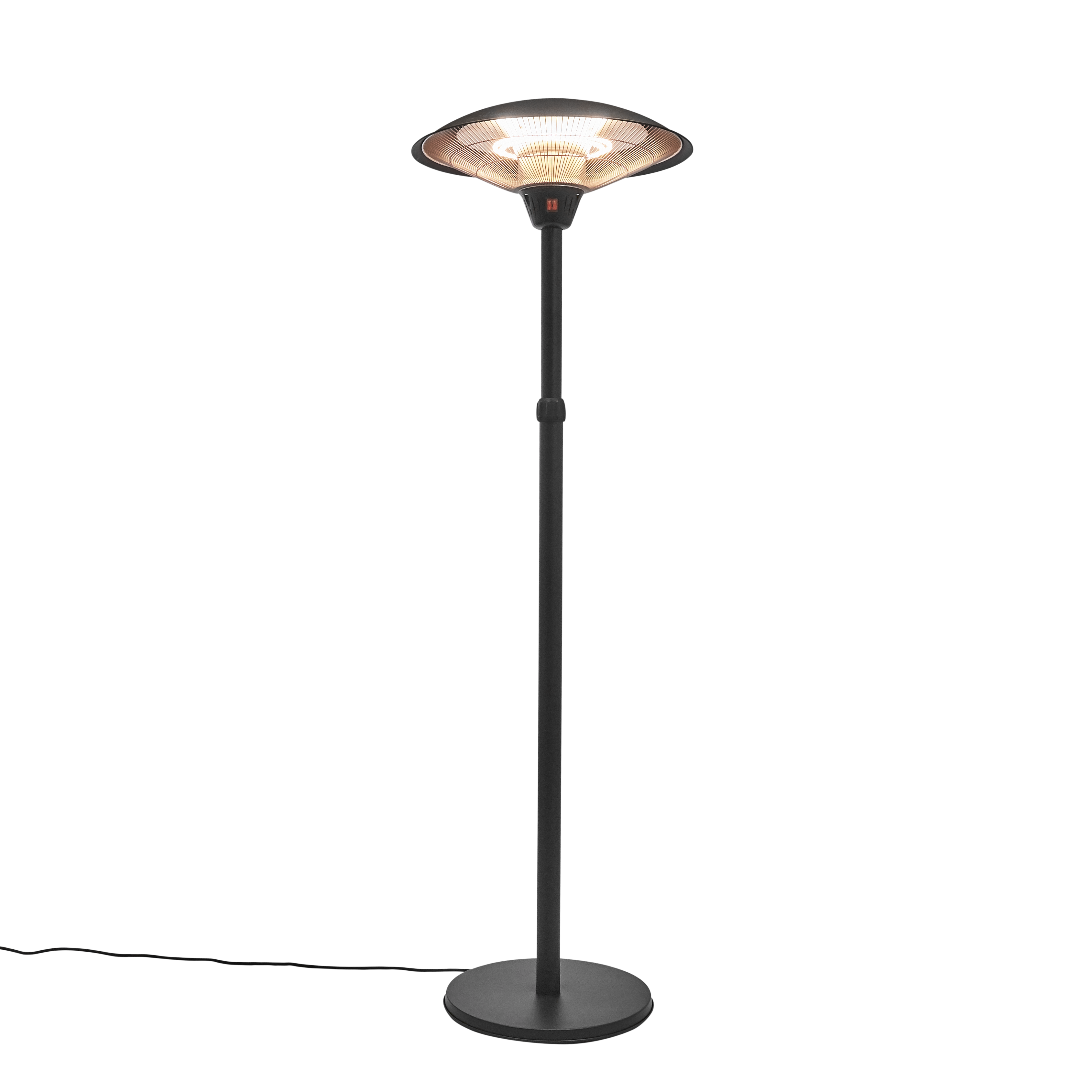 Terrassvärmare golvmodell 2100 W HORTUS, svart
