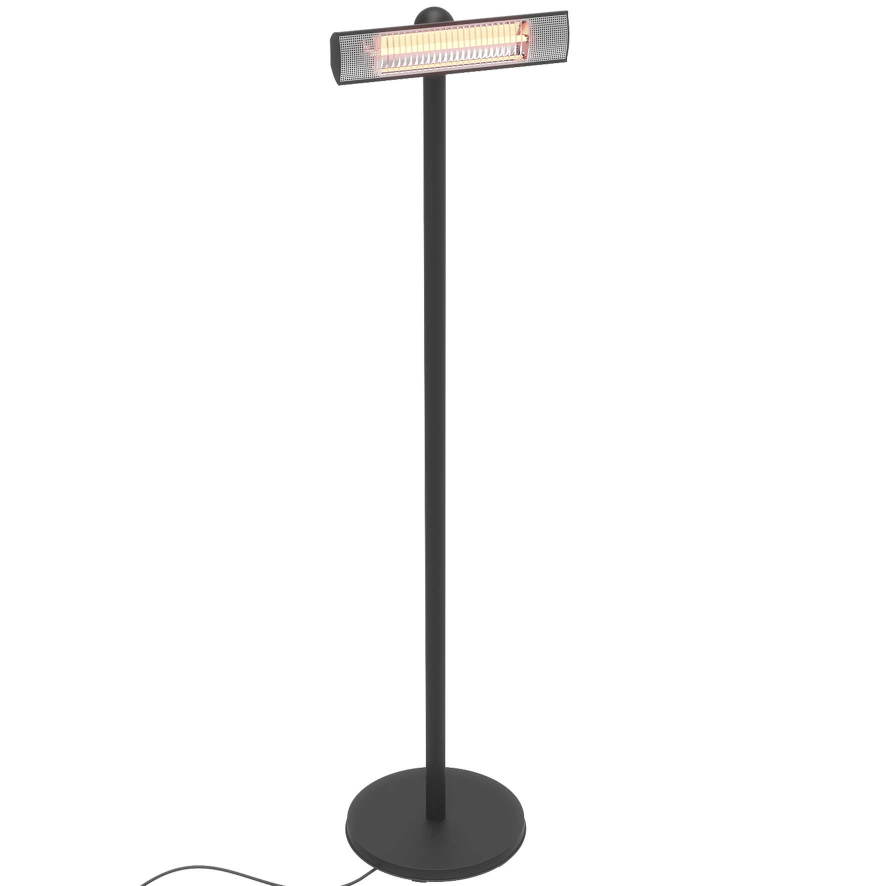 Terrassvärmare golvmodell 1500 W HORTUS, svart