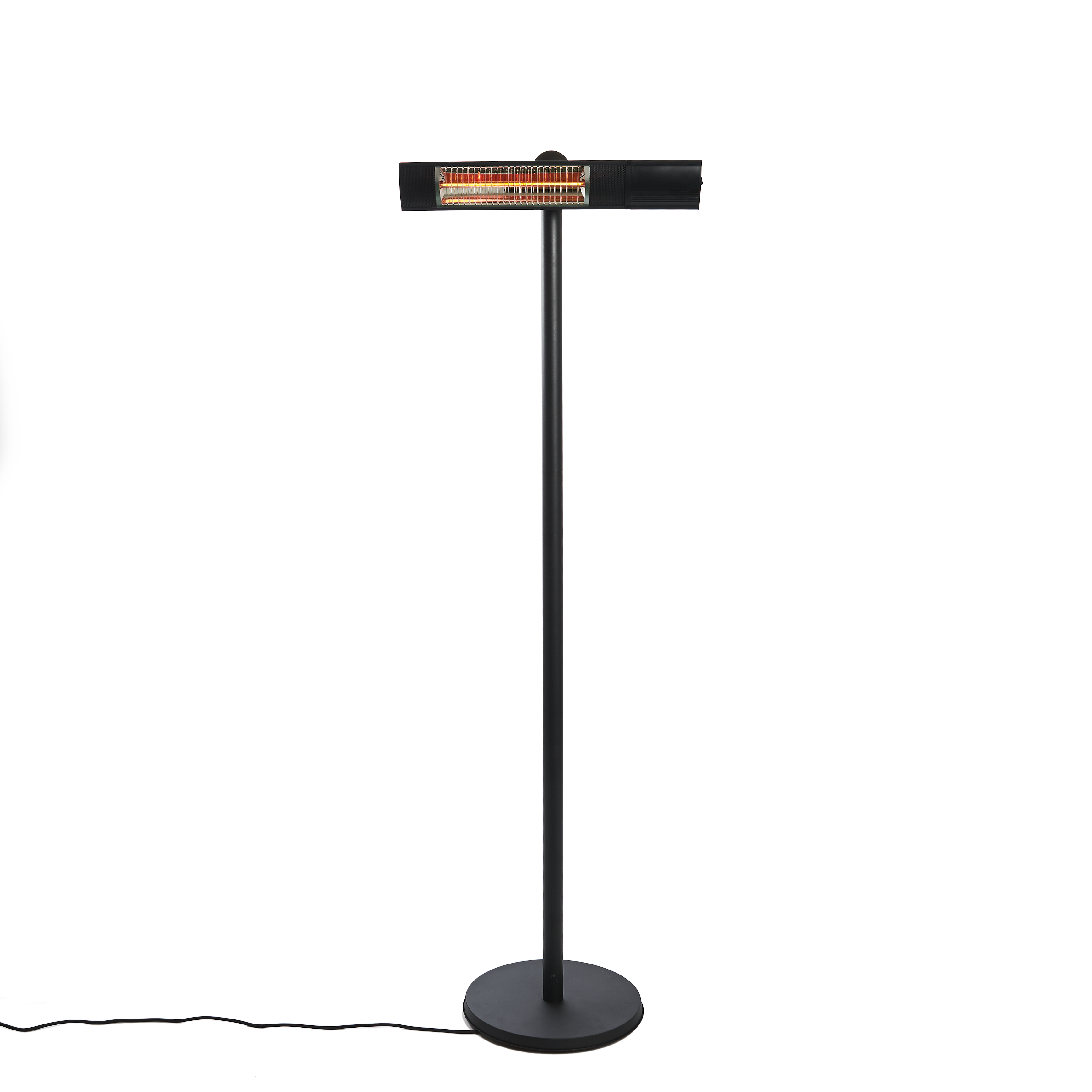 Alternativ bild 1 för HORTUS terrassvärmare golvmodell GT 500/1000/1500W svart inkl. fjärrkontroll (211-410)