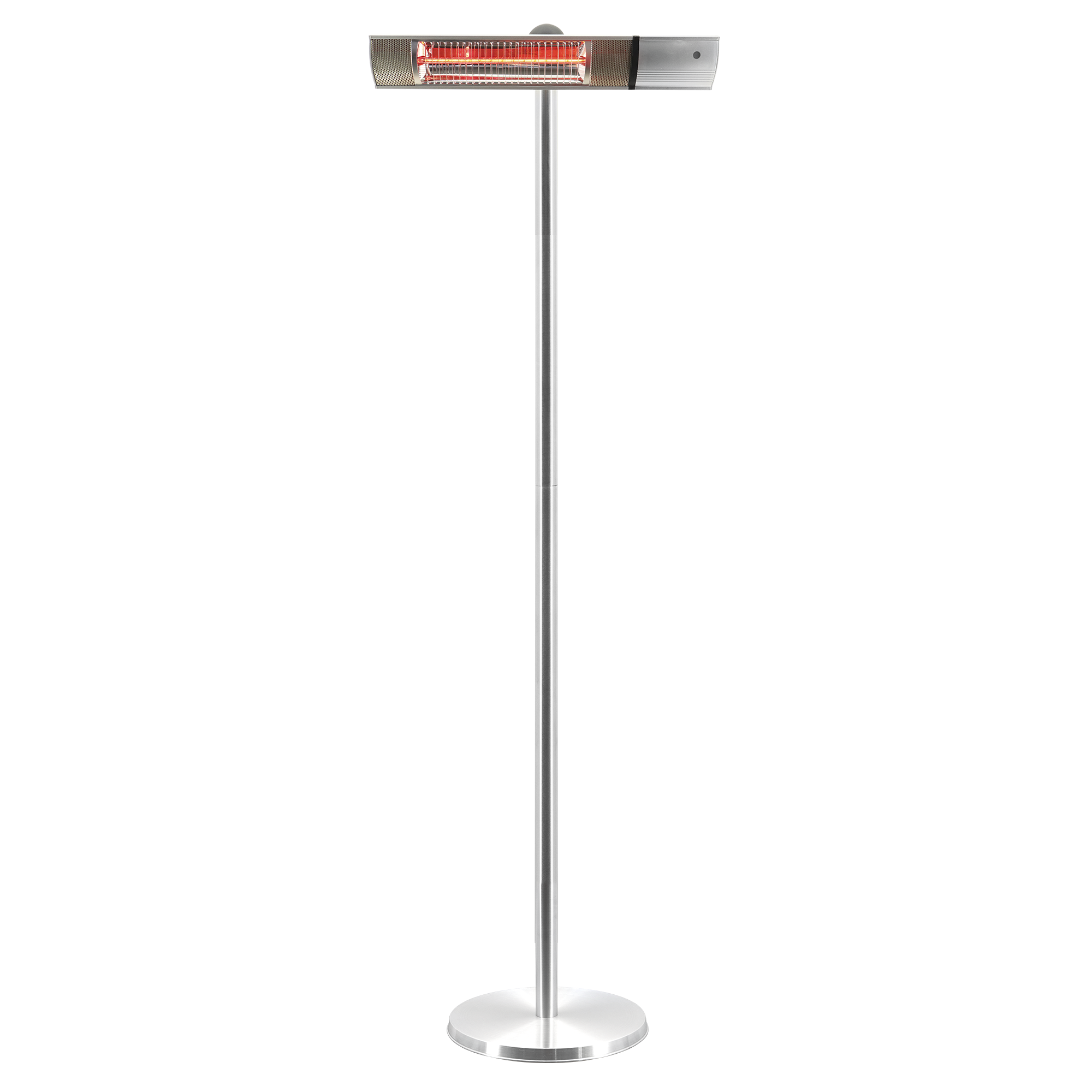 Terrassvärmare 500/1000/1500W golvmodell, fjärrkontroll, RGT HORTUS, svart