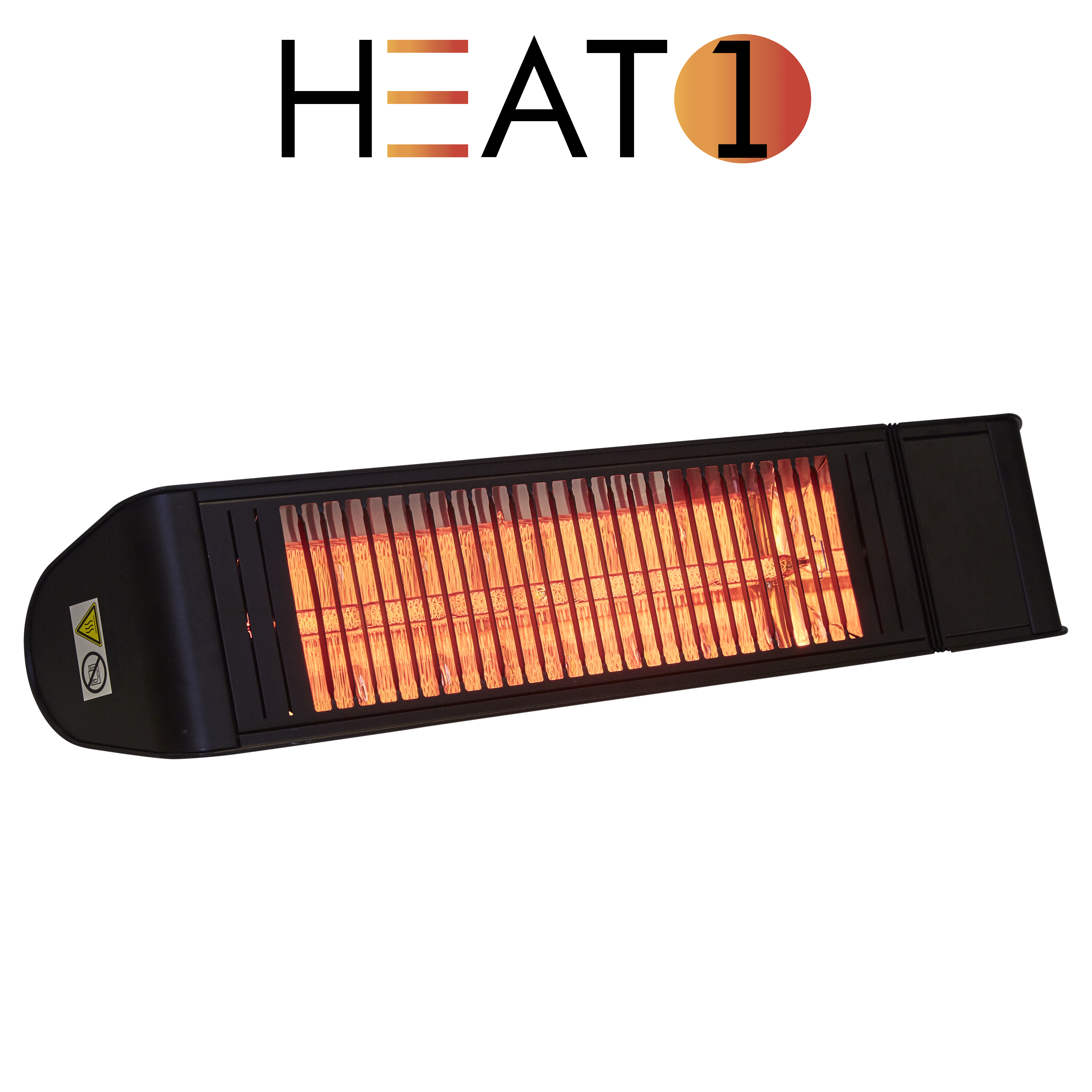 Terrassvärmare ECO pro-line 2000 W HEAT1, svart