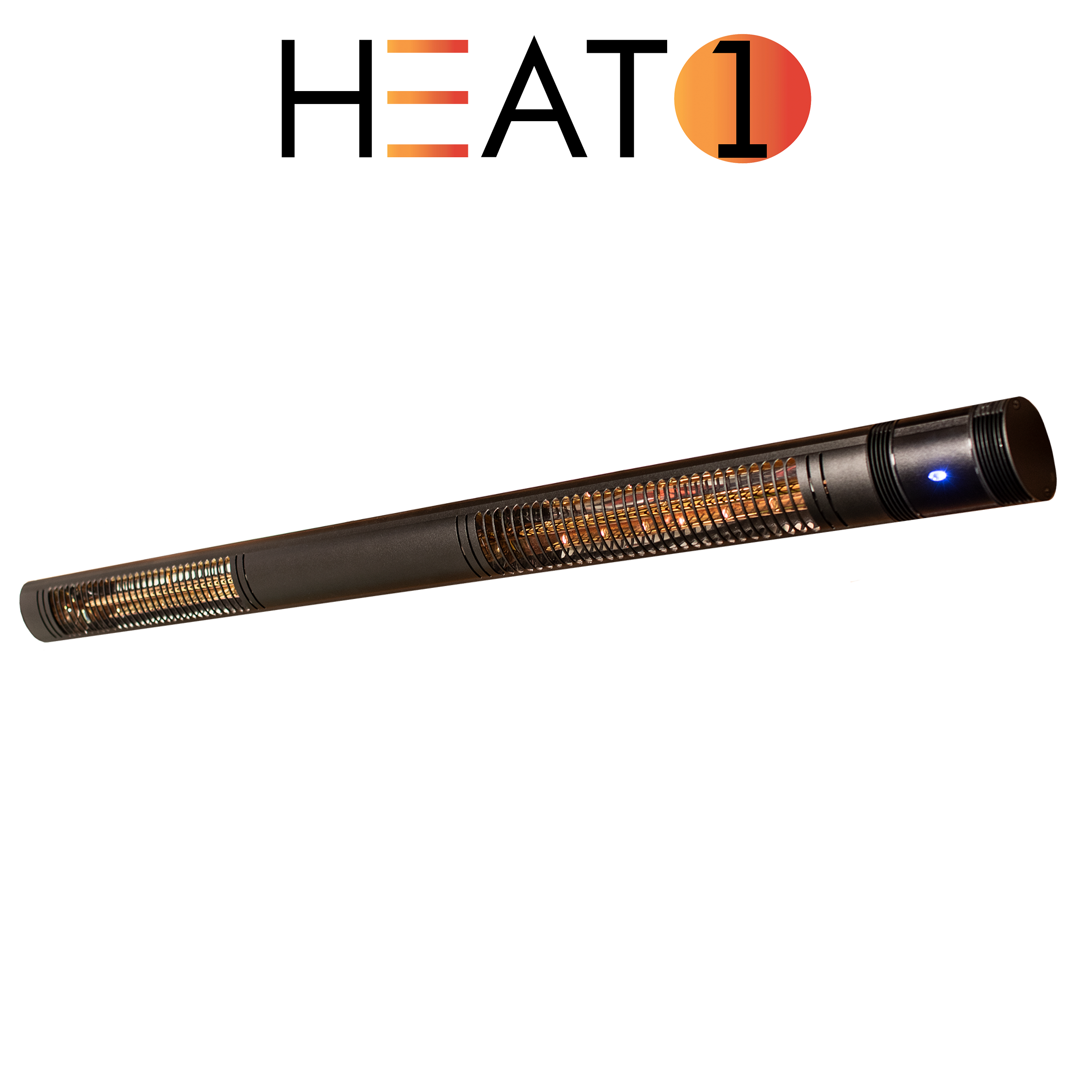 Terrassvärmare ECO high-line 2 x 1500W HEAT1, svart