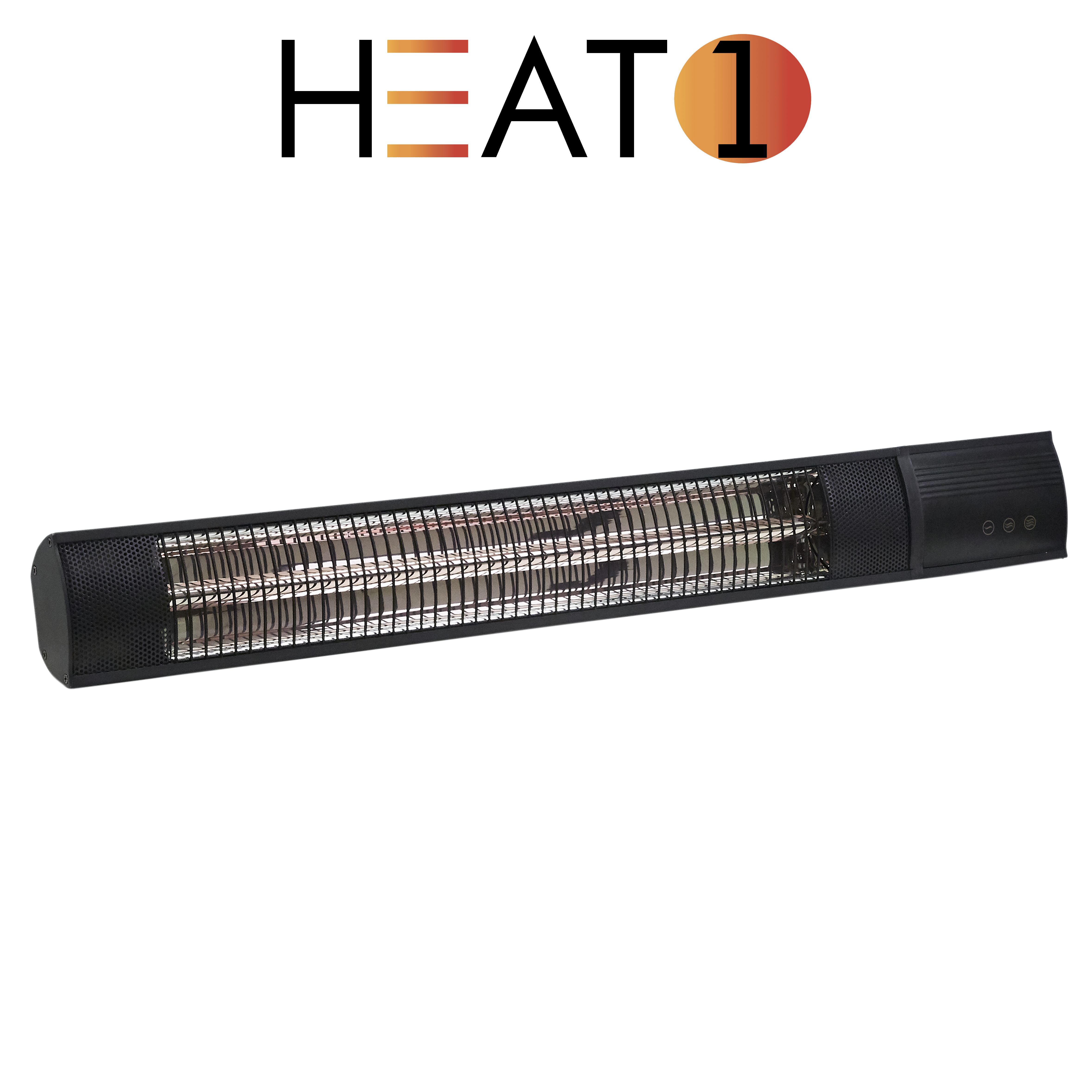 Terrassvärmare ECO pro-line 2000 W HEAT1, svart