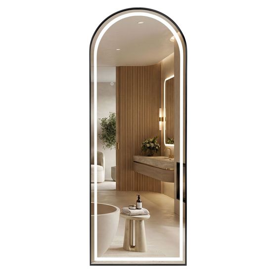 REA spegel Orbit 60x170 LED Svart 3x60x170cm