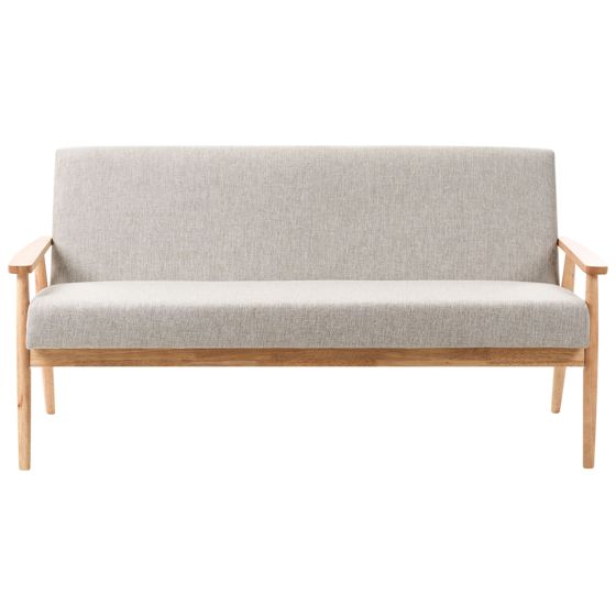 Soffa 3-sits ESRUM Ljusbrun/ Grå