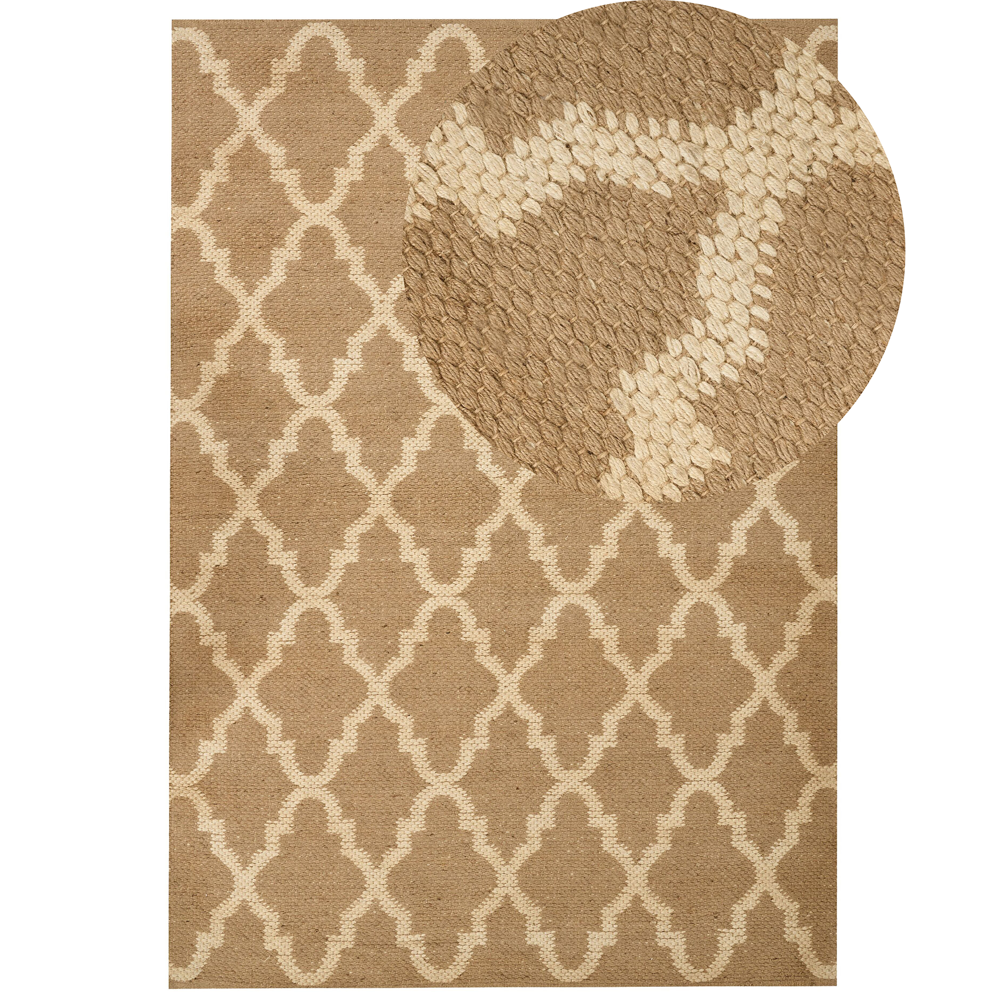 Matta MERMER Beige 160 x 230 cm Jute