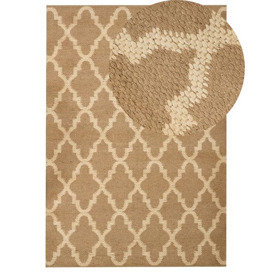 Matta MERMER Beige 160 x 230 cm Jute