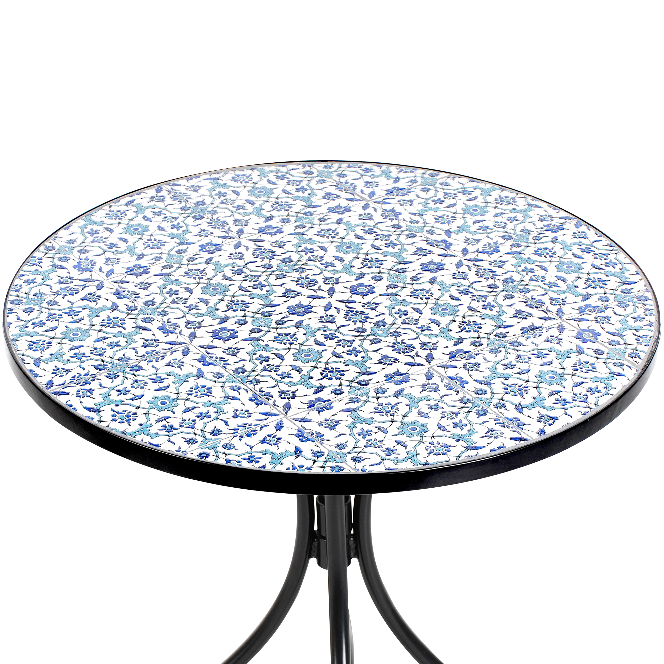 Bistrobord CHAPECO 60 cm 60 cm Metall Svart