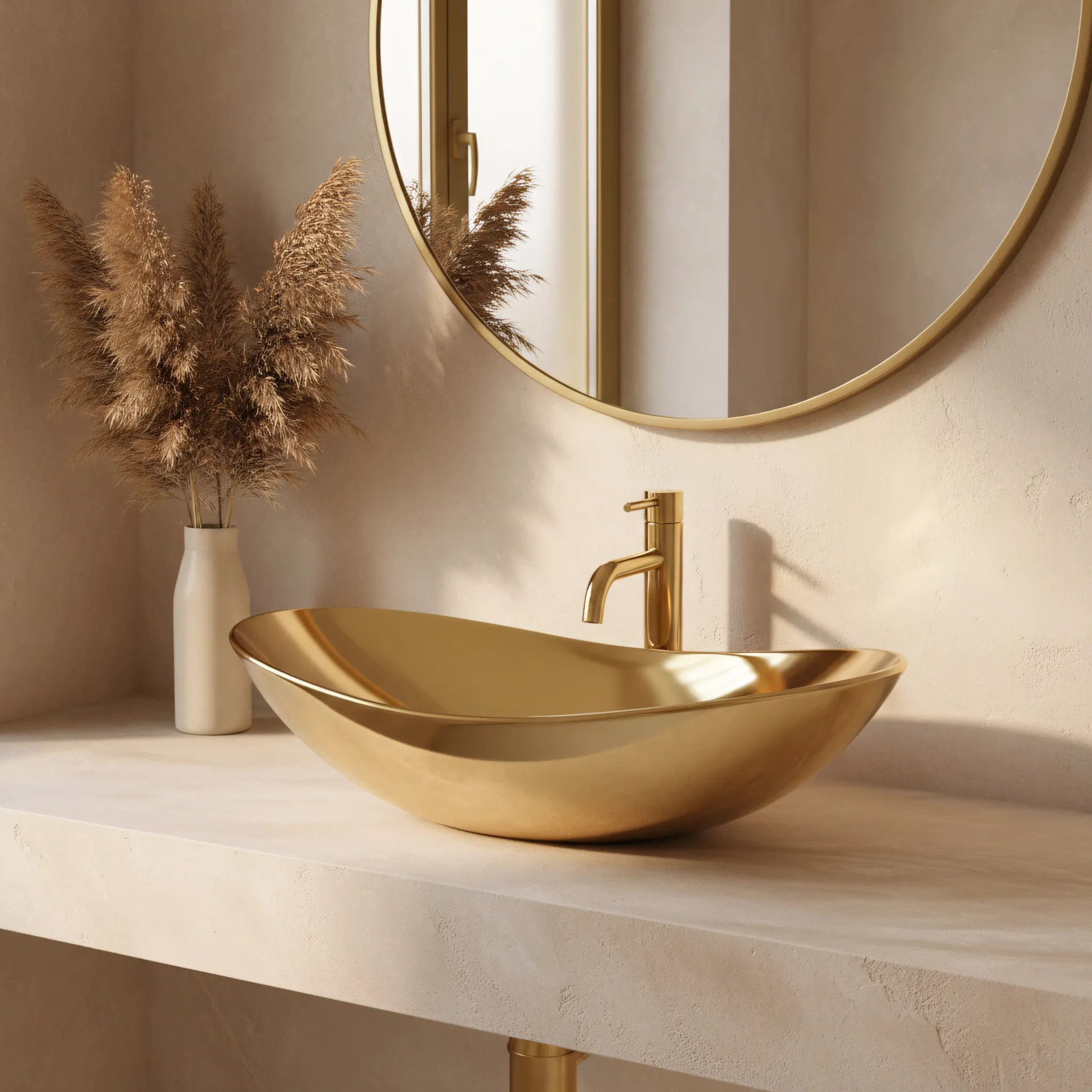 REA Bänkskål ROYAL Guld, 62x36x16cm