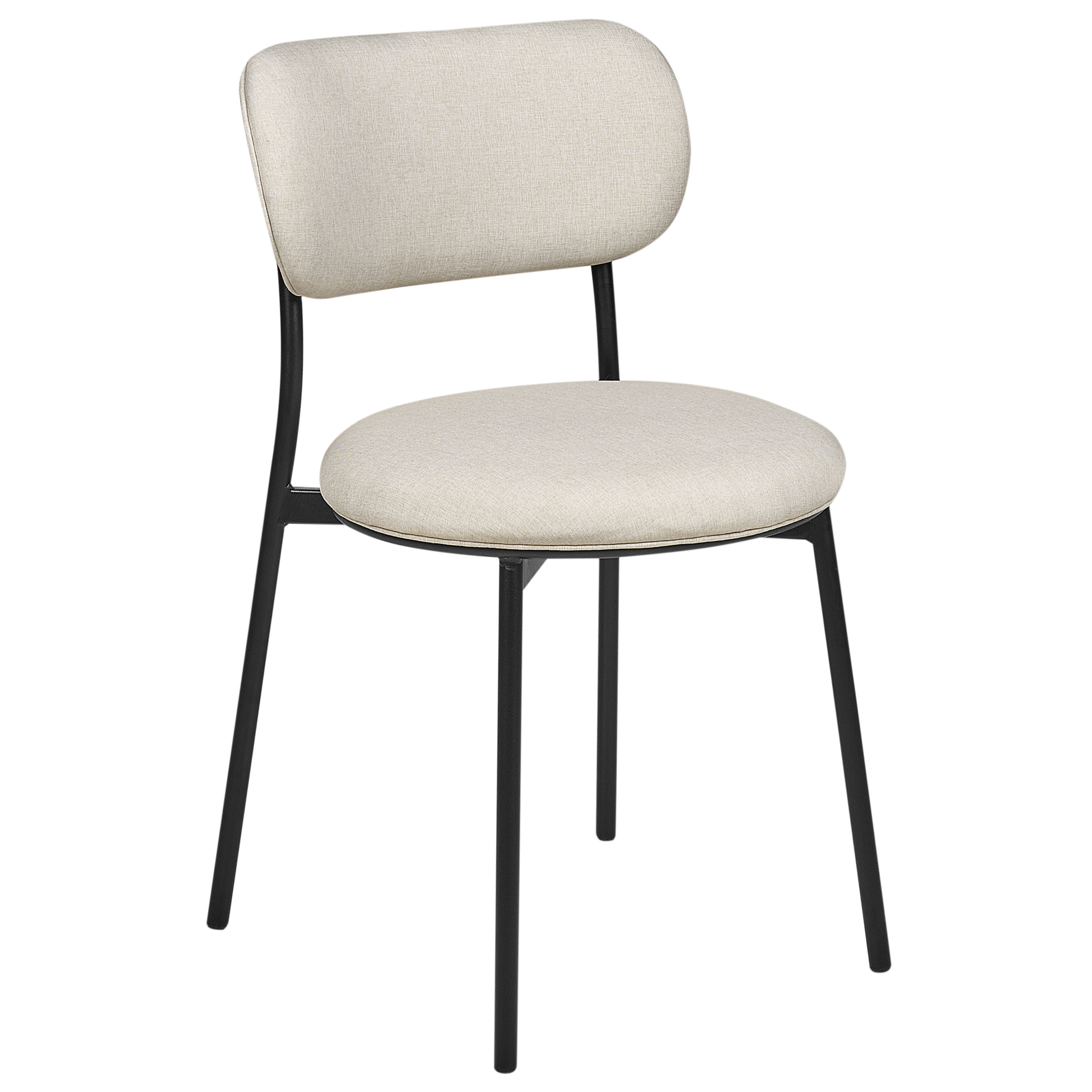 Set med 2 matstolar CASEY Ljusbeige