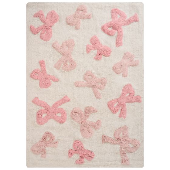 Barnmatta FITA Rosa 90 x 130 cm Bomull