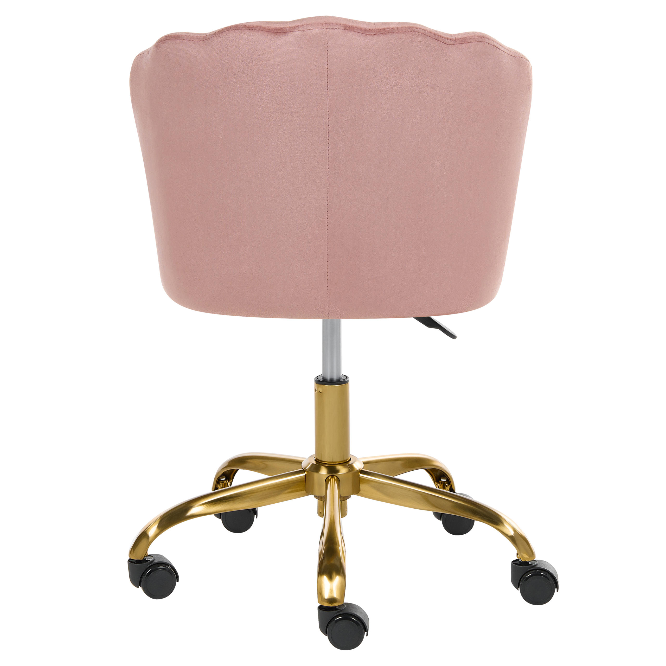 Skrivbordsstol VALTICELLO Sammet Rosa
