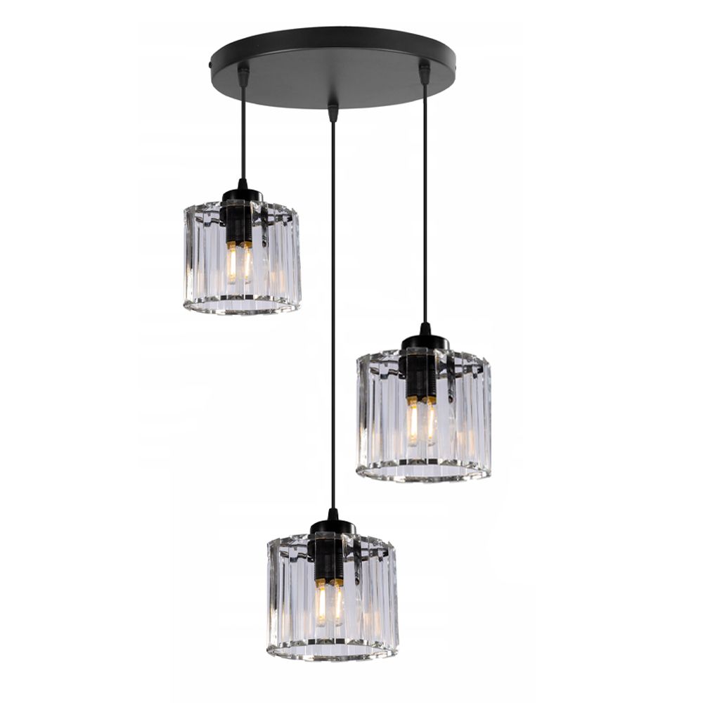 TOOLIGHT hängande taklampa APP513-3CPR Svart 13x25x102cm