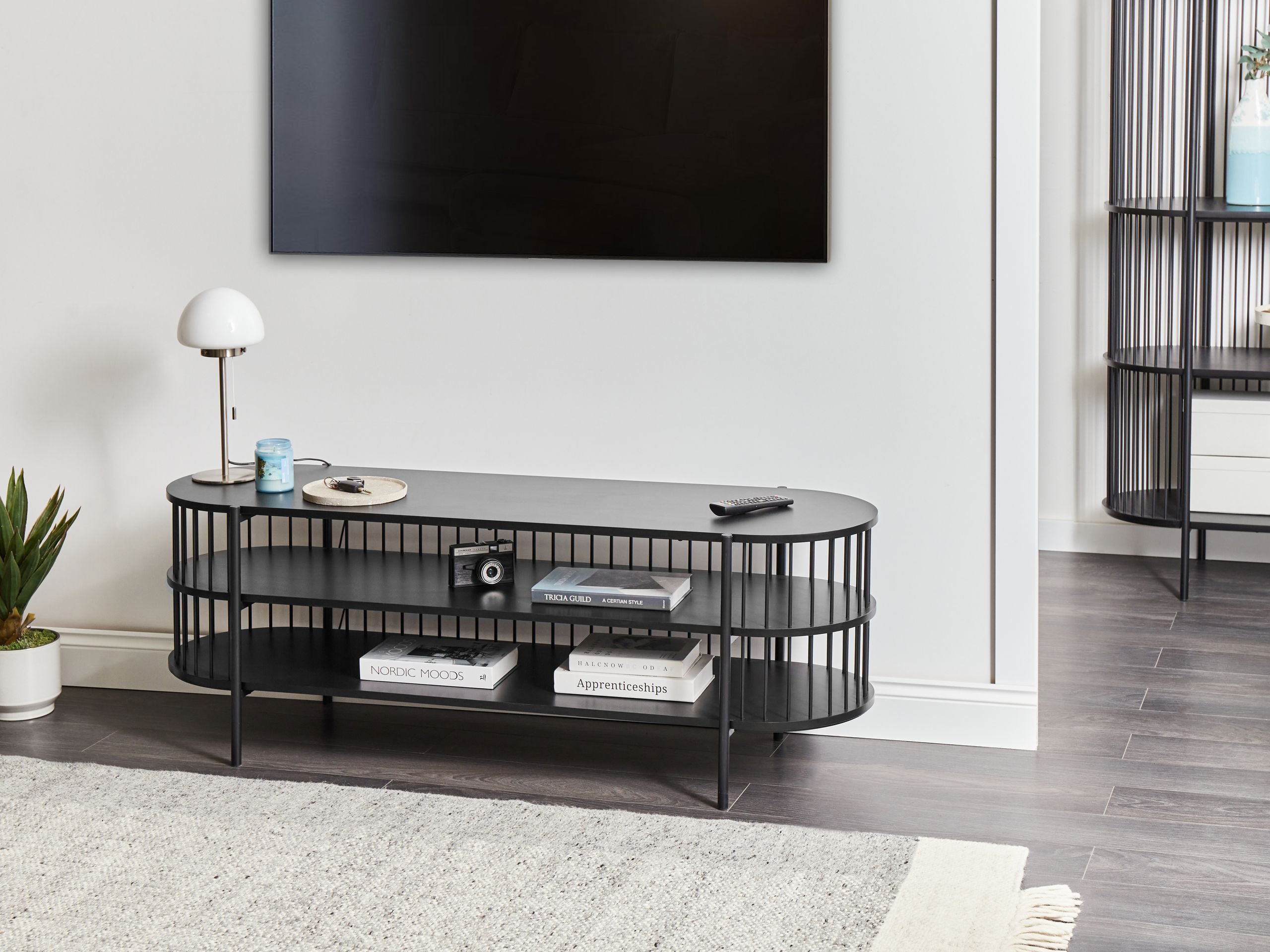 TV-bänk BIRSON Svart