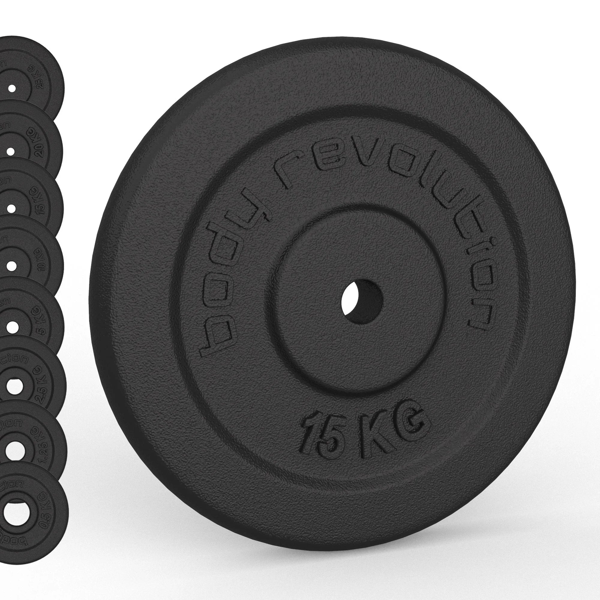 Viktskivor i gjutjärn 2 x 15 kg