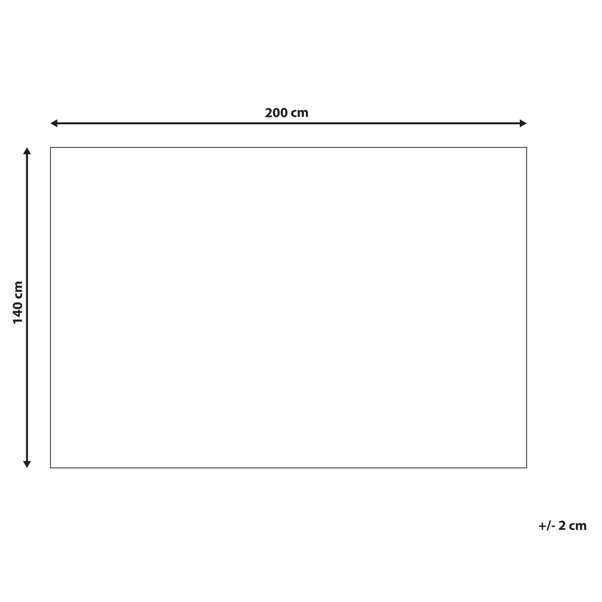Matta BOLAT Beige 140 x 200 cm Bomull