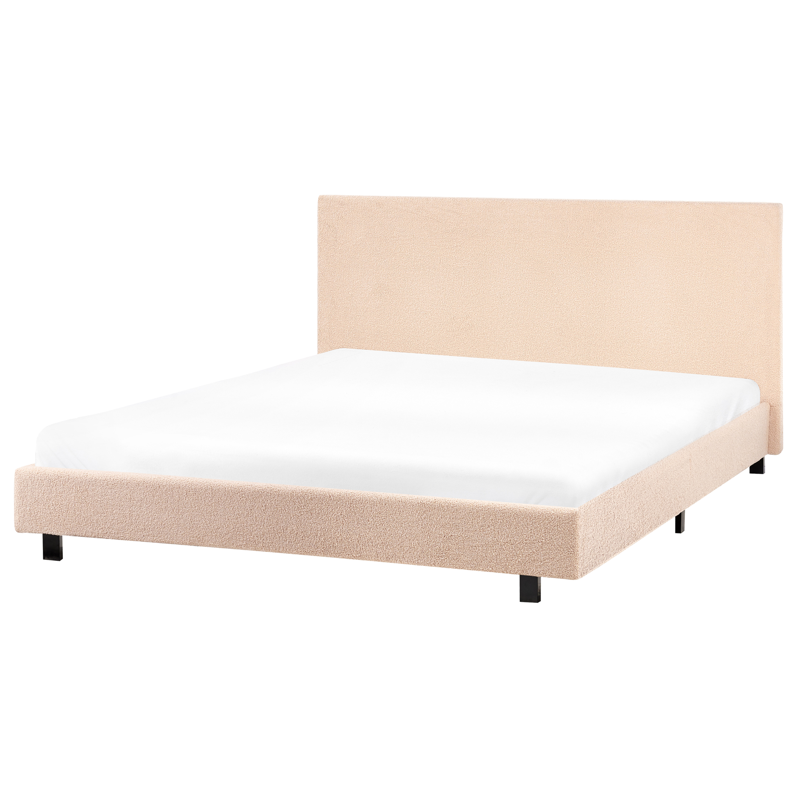 Vattensäng Bouclé ALBI 160 x 200 cm Beige