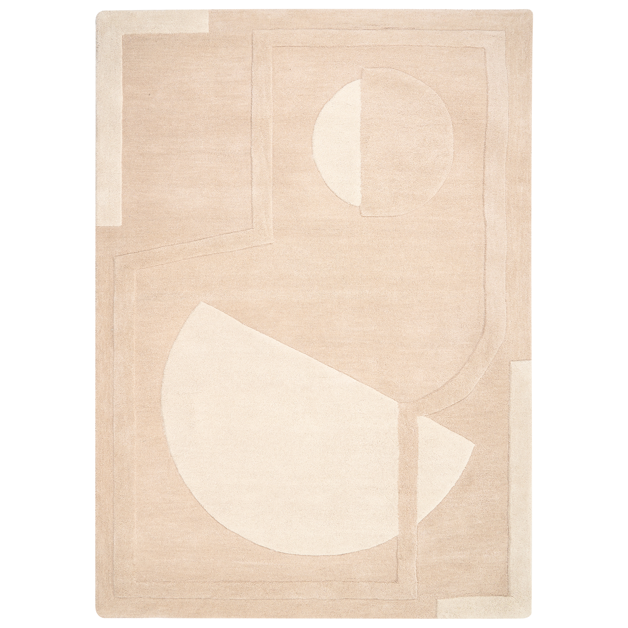 Matta GAYA Beige 160 x 230 cm Ull