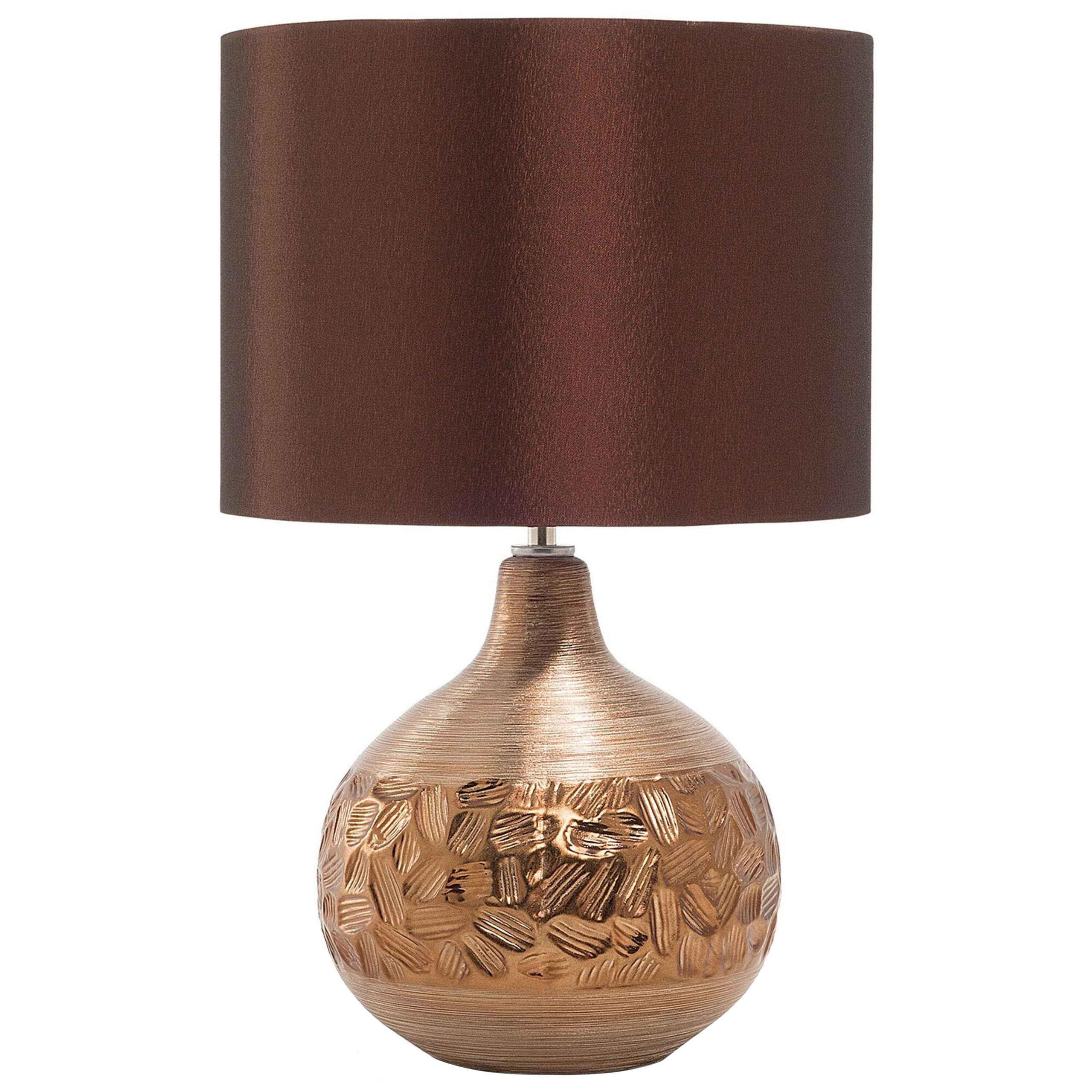 Bordslampa YAKIMA Porslin Brun
