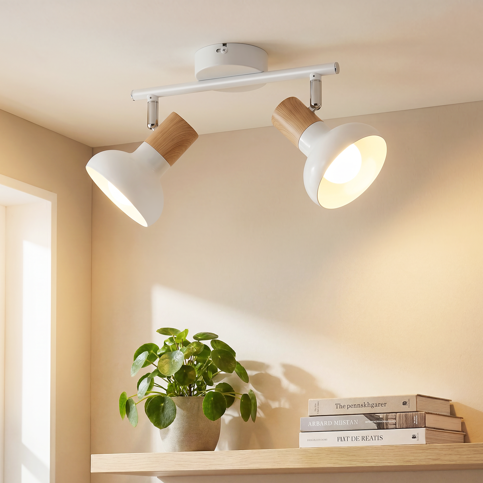 NETTLIFE Vintage - takspotlight E14, för industriellt bruk, justerbar järnskärm, utan glödlampa