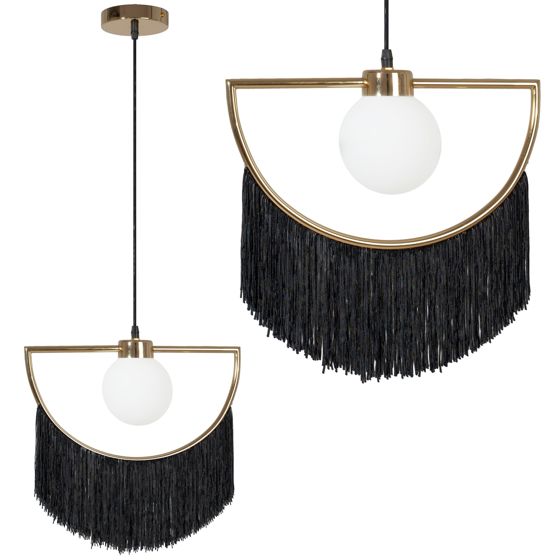 TOOLIGHT hängande taklampa APP968 Svart 38x38x155cm