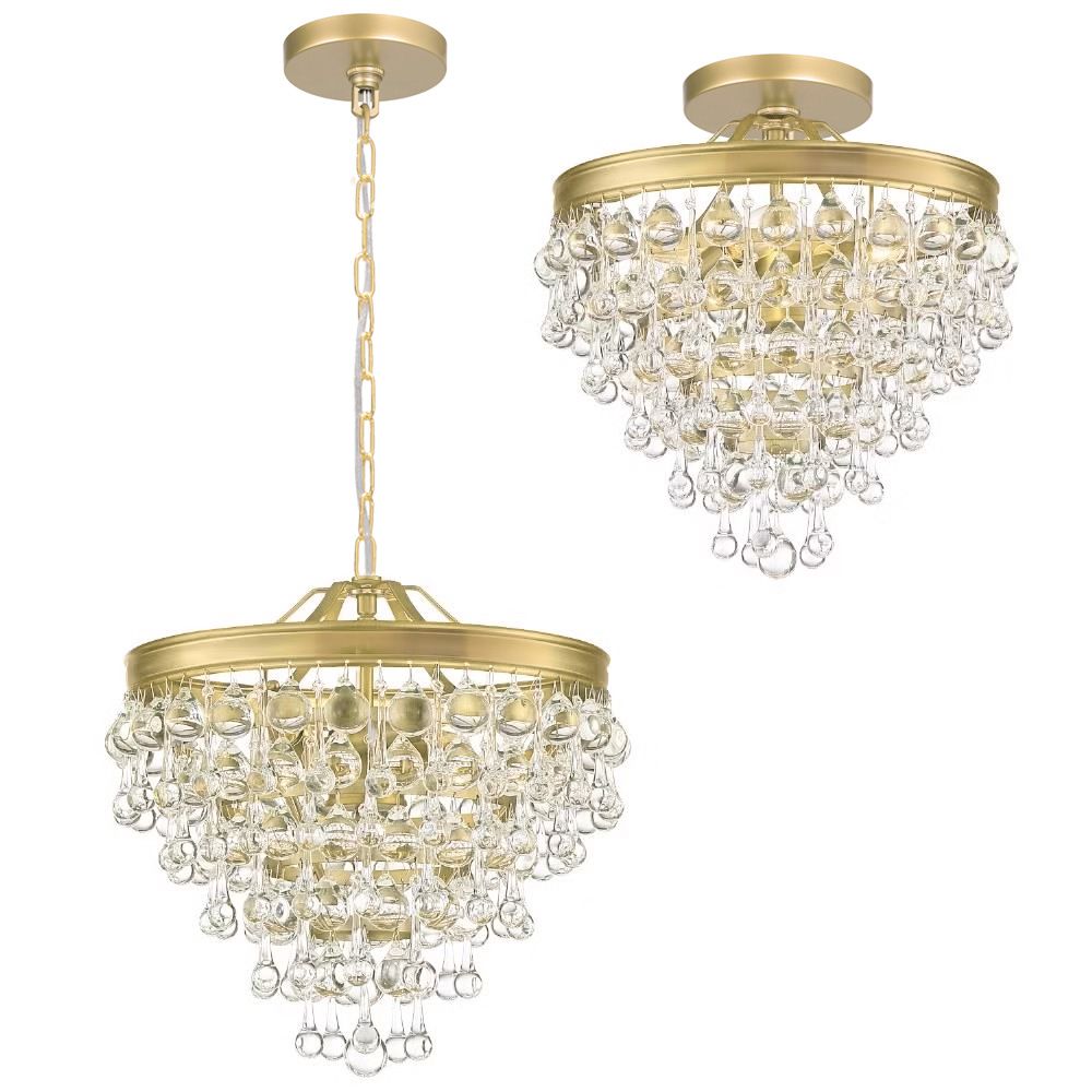 TOOLIGHT hängande taklampa APP1621-3CP Guld 31,5x31,5x33cm