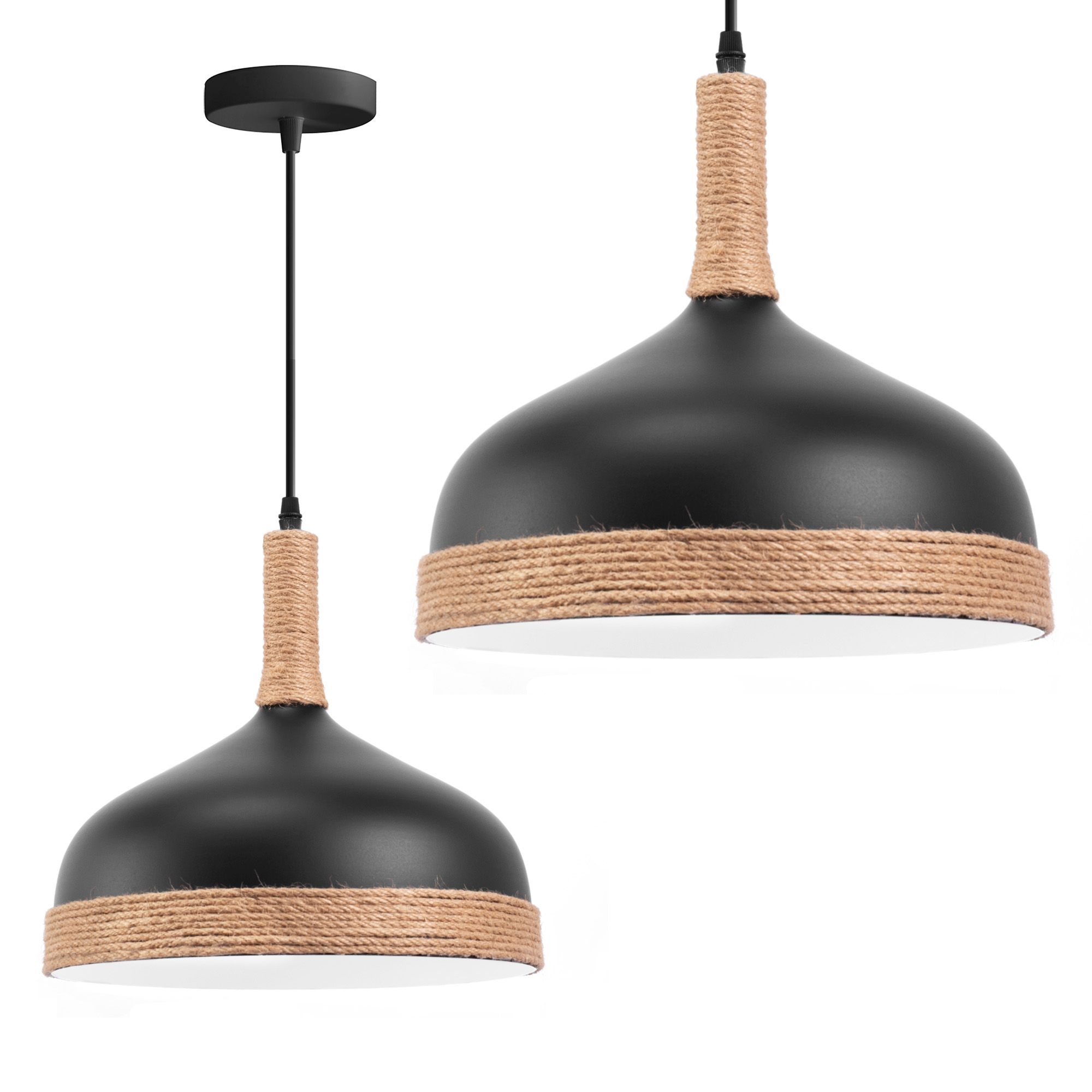 TOOLIGHT hängande taklampa APP1421-1CP Svart 30x32x30cm