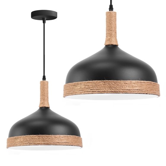 TOOLIGHT hängande taklampa APP1421-1CP Svart 30x32x30cm