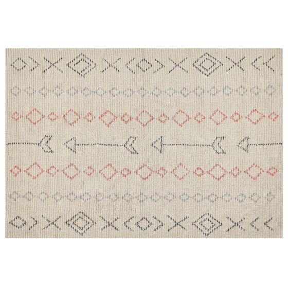 Matta DISPUR Beige 140 x 200 cm Bomull