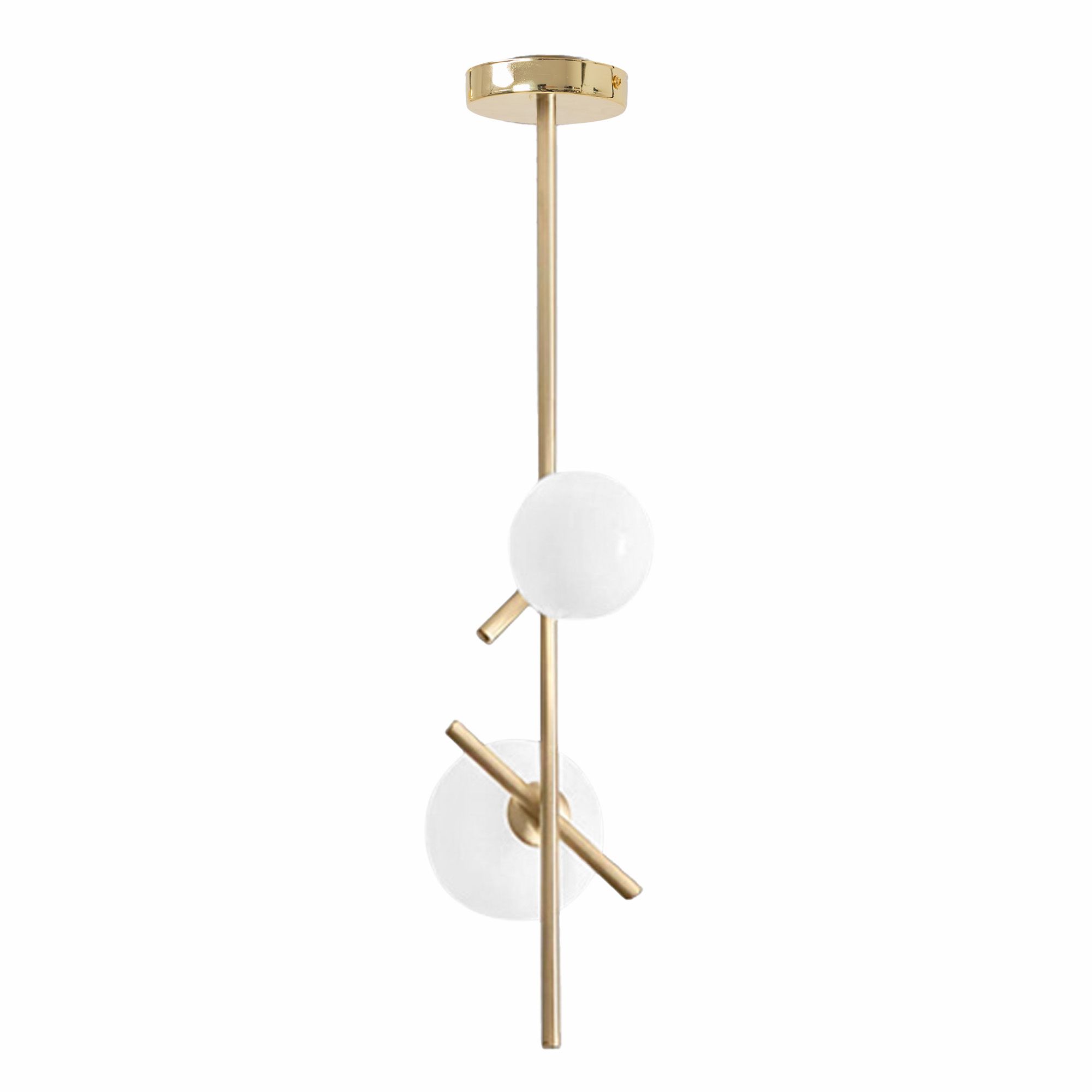 TOOLIGHT hängande taklampa APP1666-2CP Guld 74x34x74cm