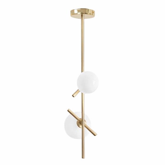 TOOLIGHT hängande taklampa APP1666-2CP Guld 74x34x74cm