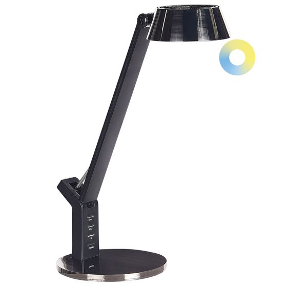 LED-skrivbordslampa CHAMAELEON med USB-port Metall Mässing