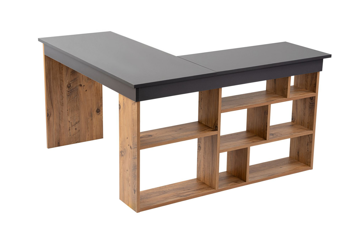 Norda Design Modernt skrivbord för studier, 130 x 72 x 120 cm | 100% melaminbelagd spånskiva, 60 kg kapacitet