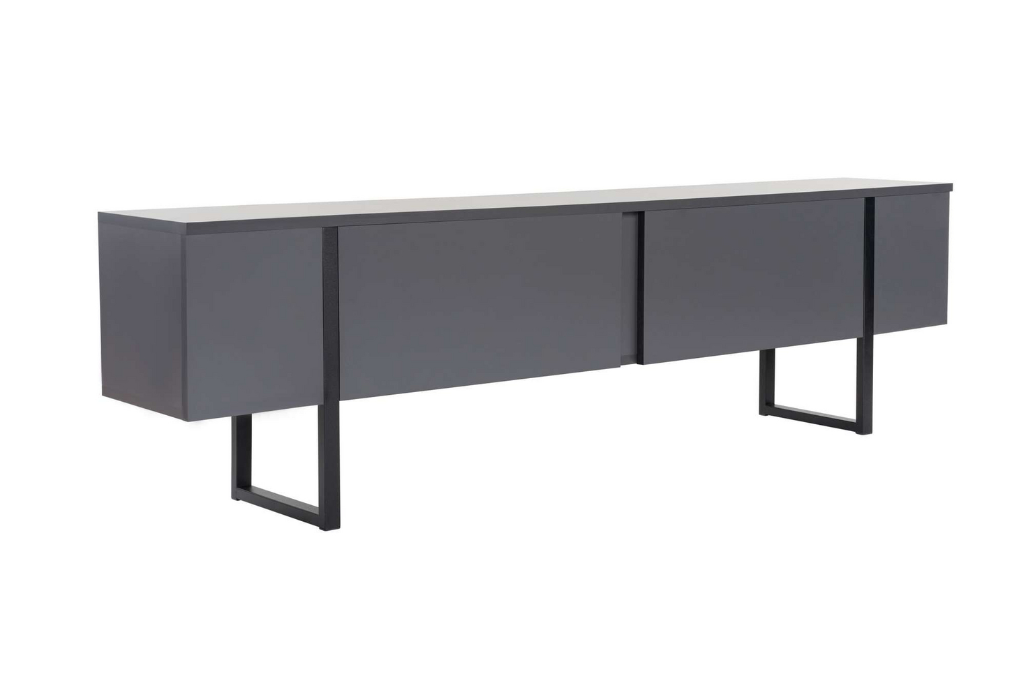 Norda Design Modern TV-bänk, 180 cm | 100% melaminbelagd, 18 mm tjock | Stilfull industriell design