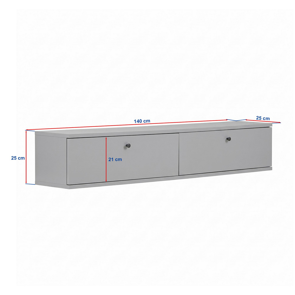 Norda Design TV-bänk Ligne 140 25 x 140 x 25 cm