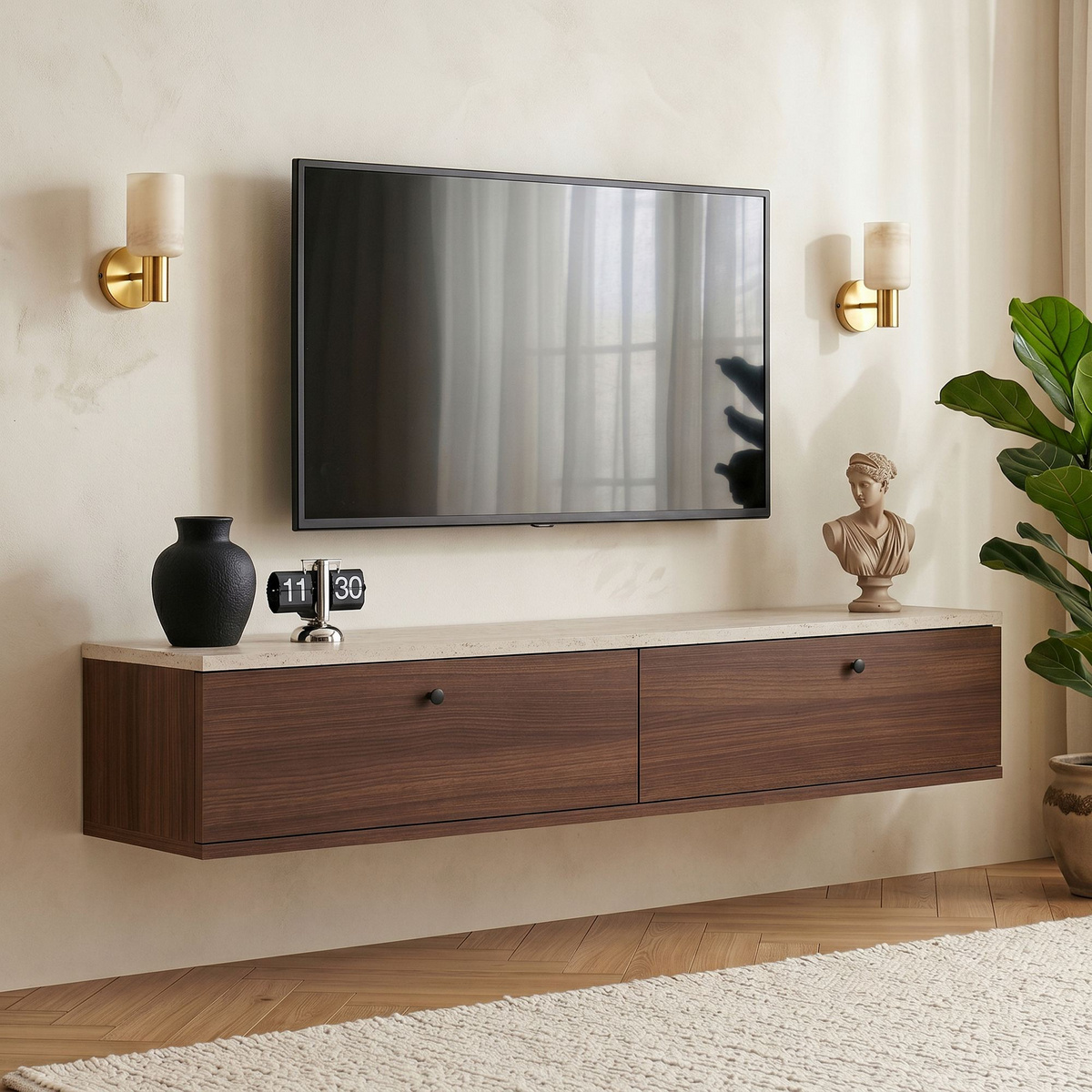 Norda Design TV-bänk Ligne 140 25 x 140 x 25 cm