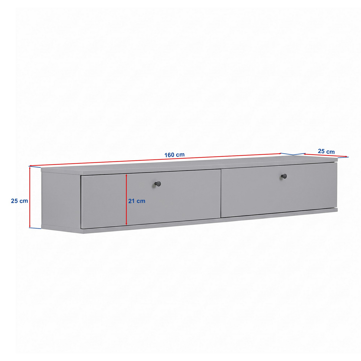 Norda Design TV-bänk Ligne 160 25 x 160 x 25 cm