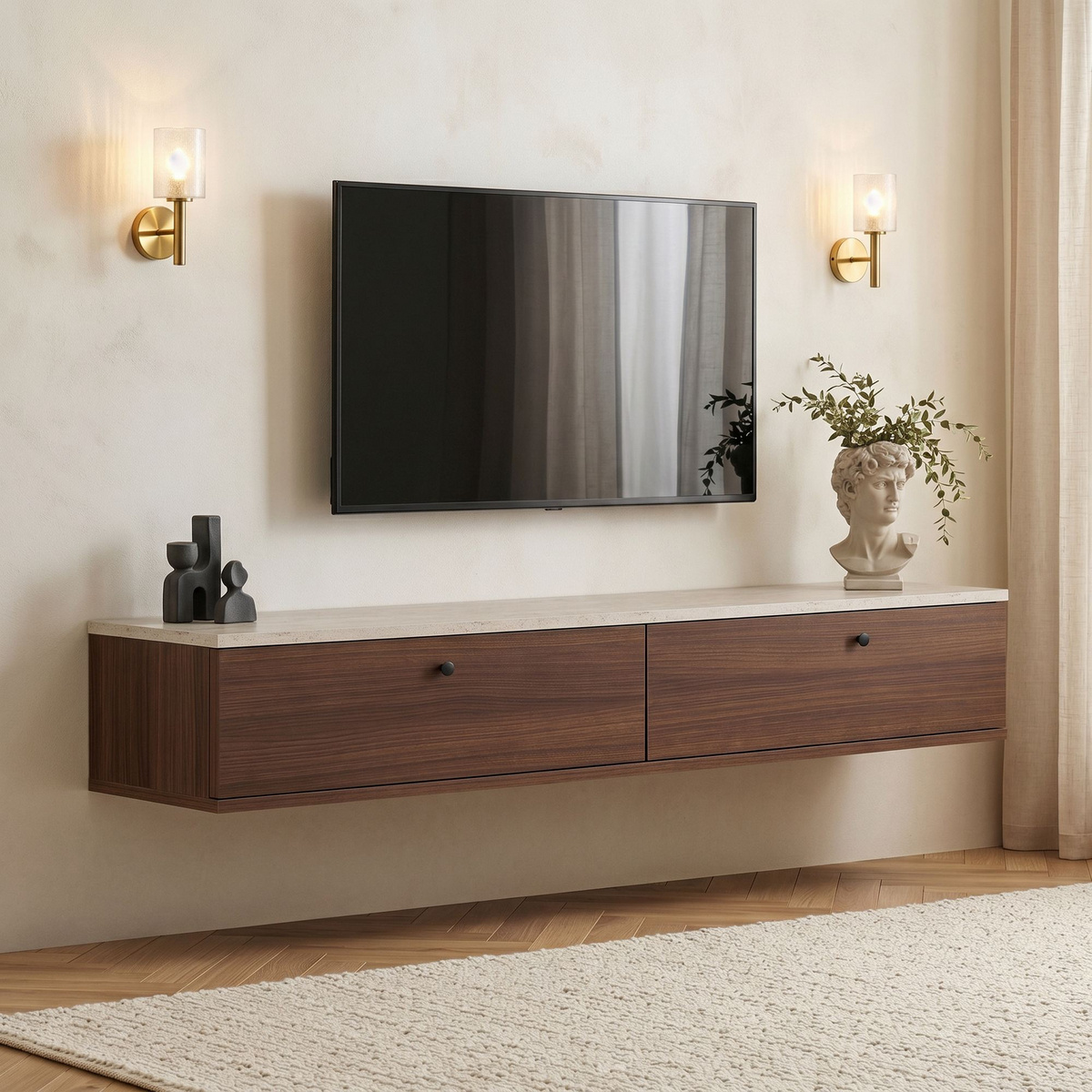 Norda Design TV-bänk Ligne 160 25 x 160 x 25 cm