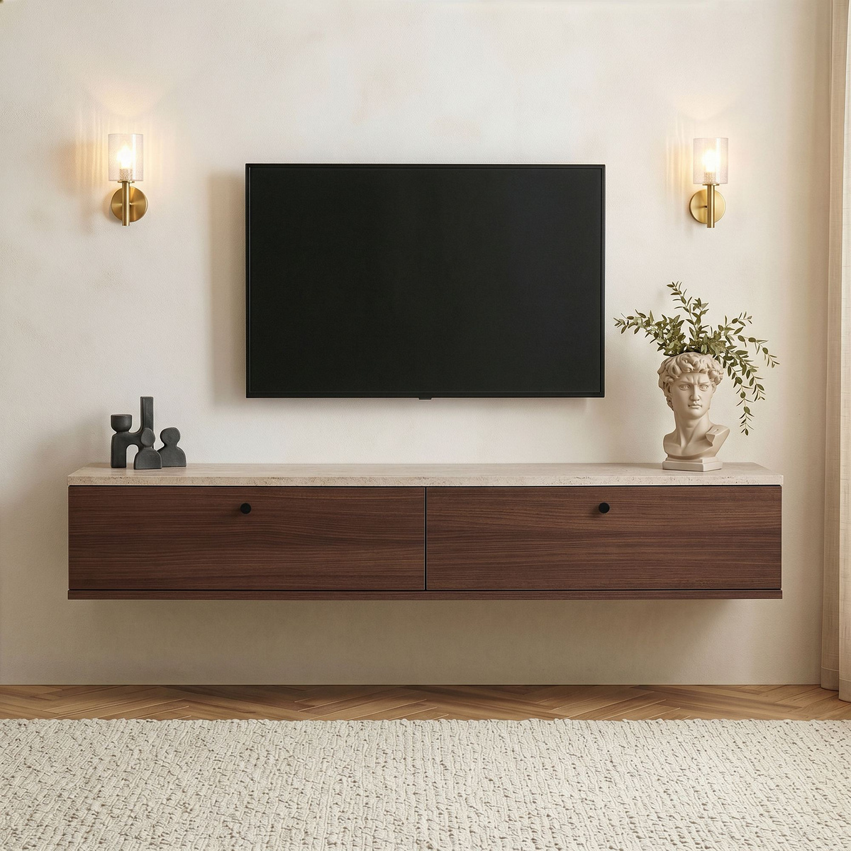 Norda Design TV-bänk Ligne 160 25 x 160 x 25 cm
