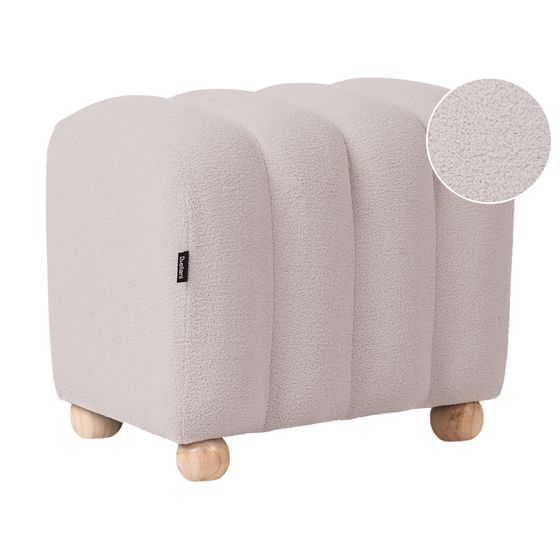 Sittpuff IDYLLWILD Bouclé Off-White