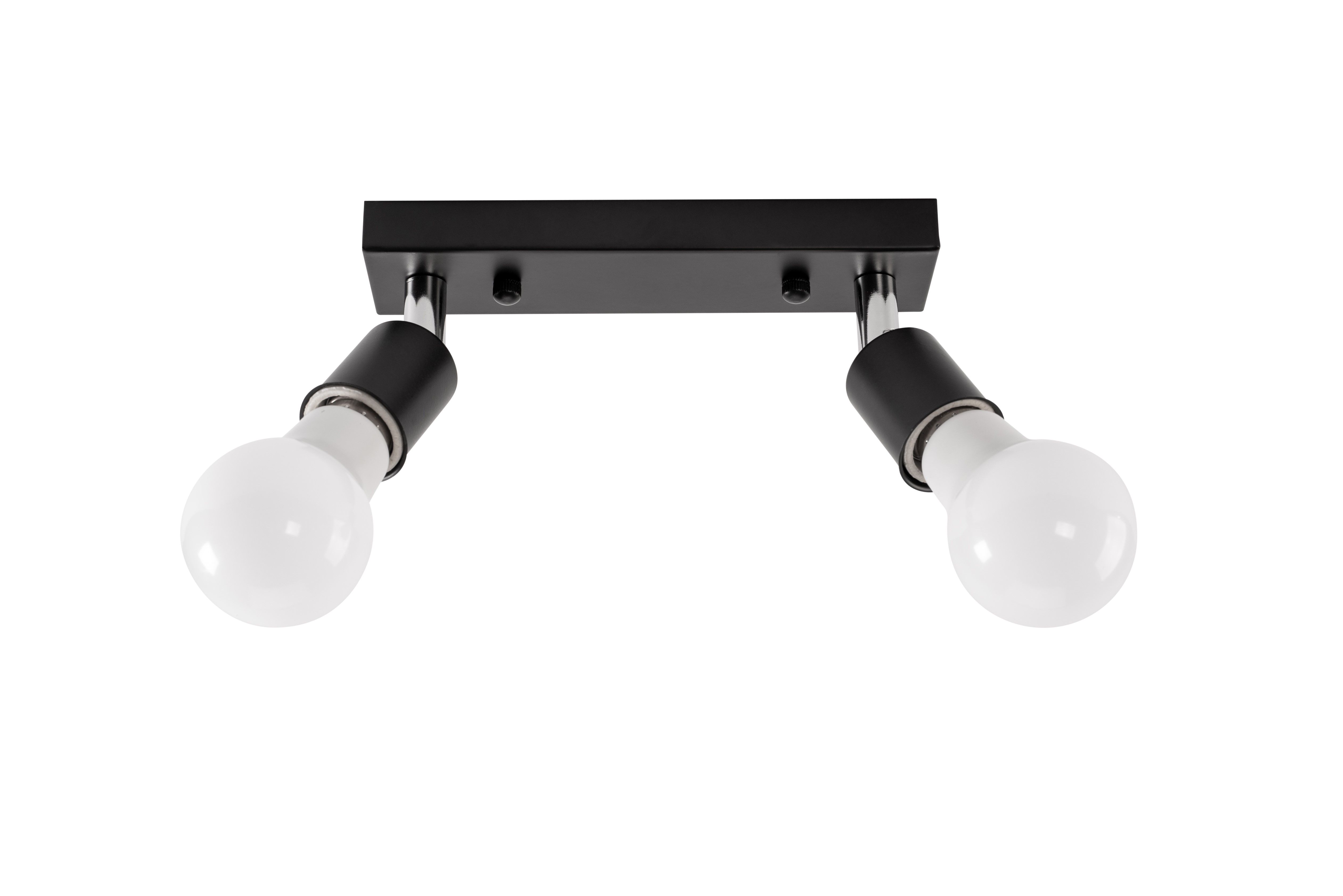 TOOLIGHT taklampa APP696-2C Svart 7x20x7cm
