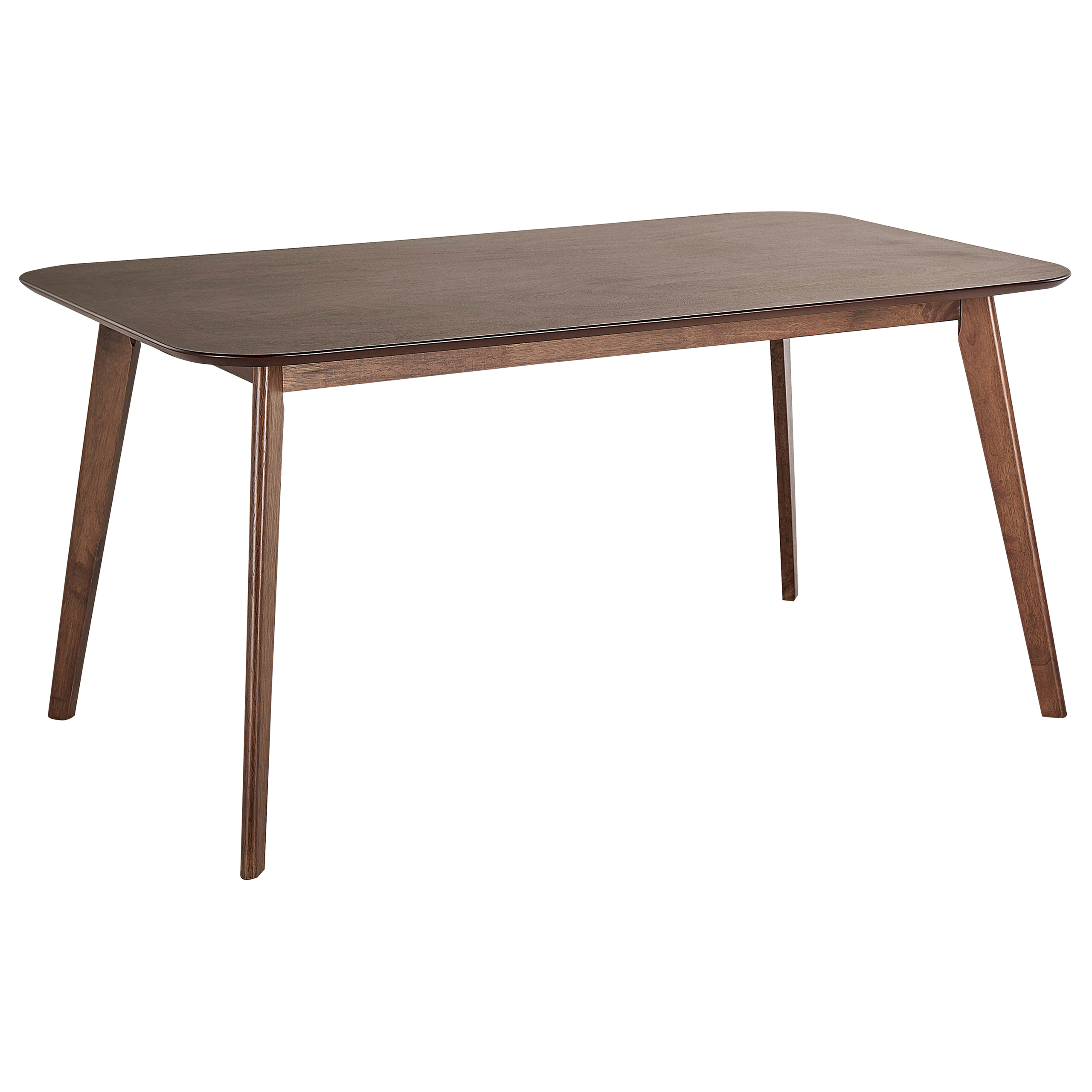 Matbord EPHRATA Mörk mahognyfanér 150 cm 90 cm
