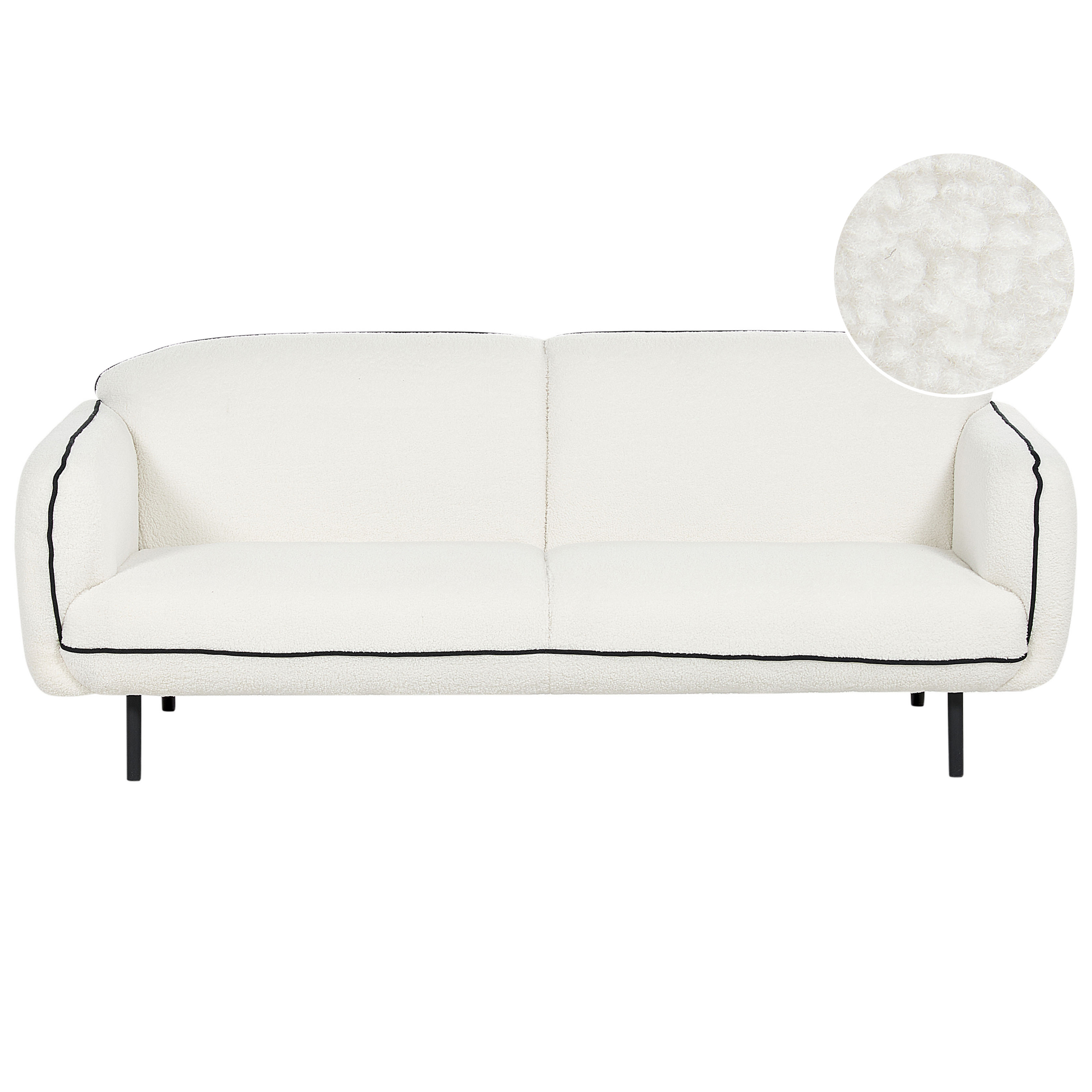 Soffa 3-sits TONSBERG Bouclé Vit