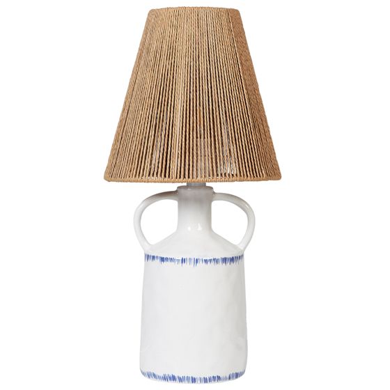 Bordslampa LARISSOS Keramik Vit