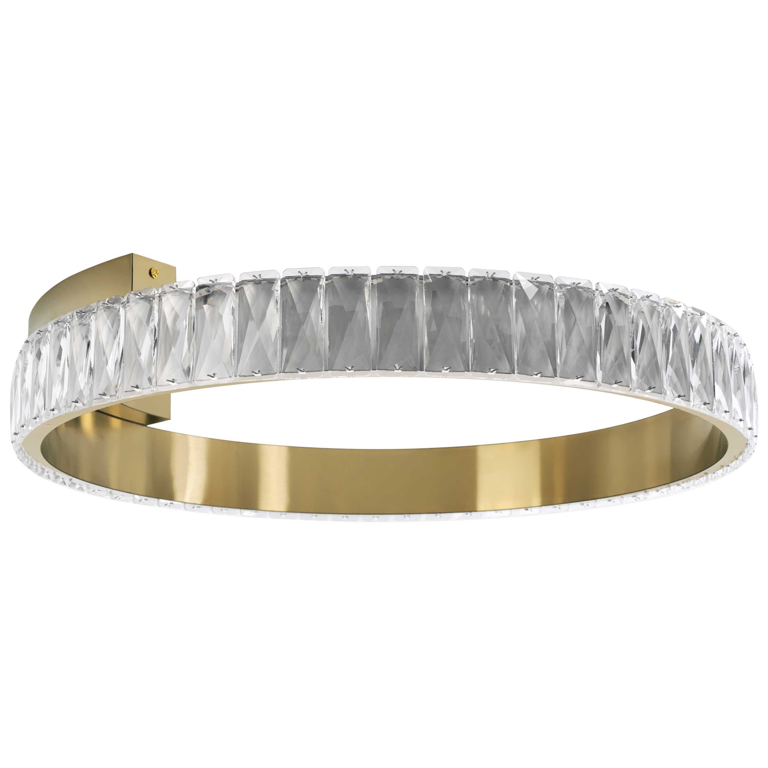 TOOLIGHT hängande taklampa LED APP1506-C LED Borstat guld 60x60x10,5cm