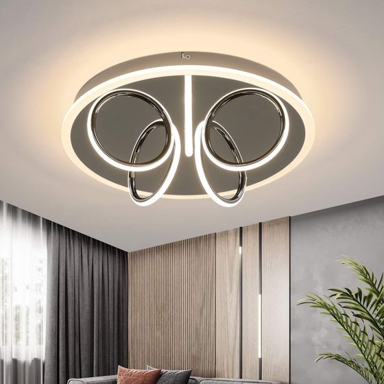 NETTLIFE LED - taklampa för vardagsrummet, varmvitt ljus, 41 W, 3000 K, 43 x 12,5 cm, modern lampa för sovrummet