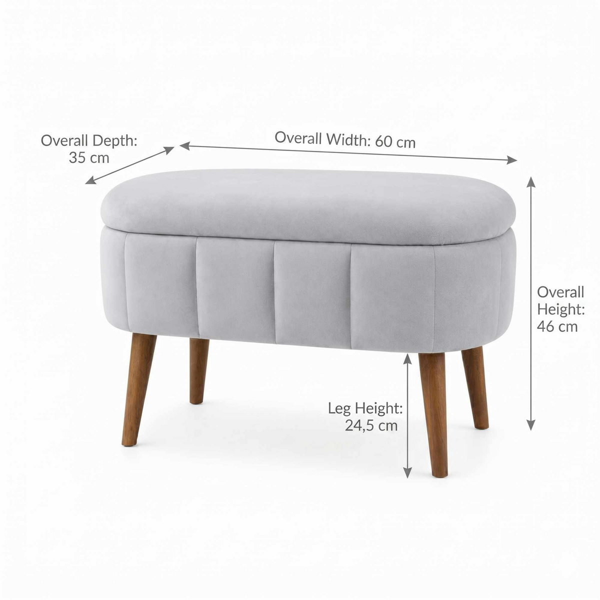 Norda Design Puff Mini Oslo 35 x 60 x 46 cm